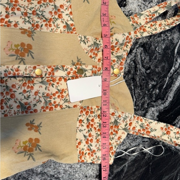 NWT Heyson Floral Corduroy Midi - Picture 7 of 9